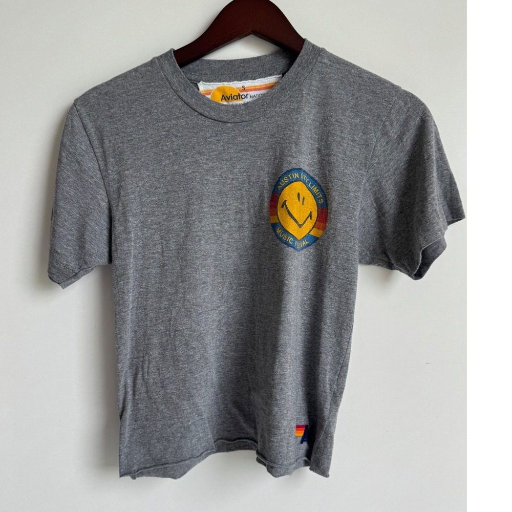 Aviator Nation Austin City Limits ACL Live Music Is Back Graphic Tee Gray S
